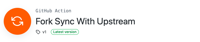 Cover photo for Github Action: Fork Sync With Upstream